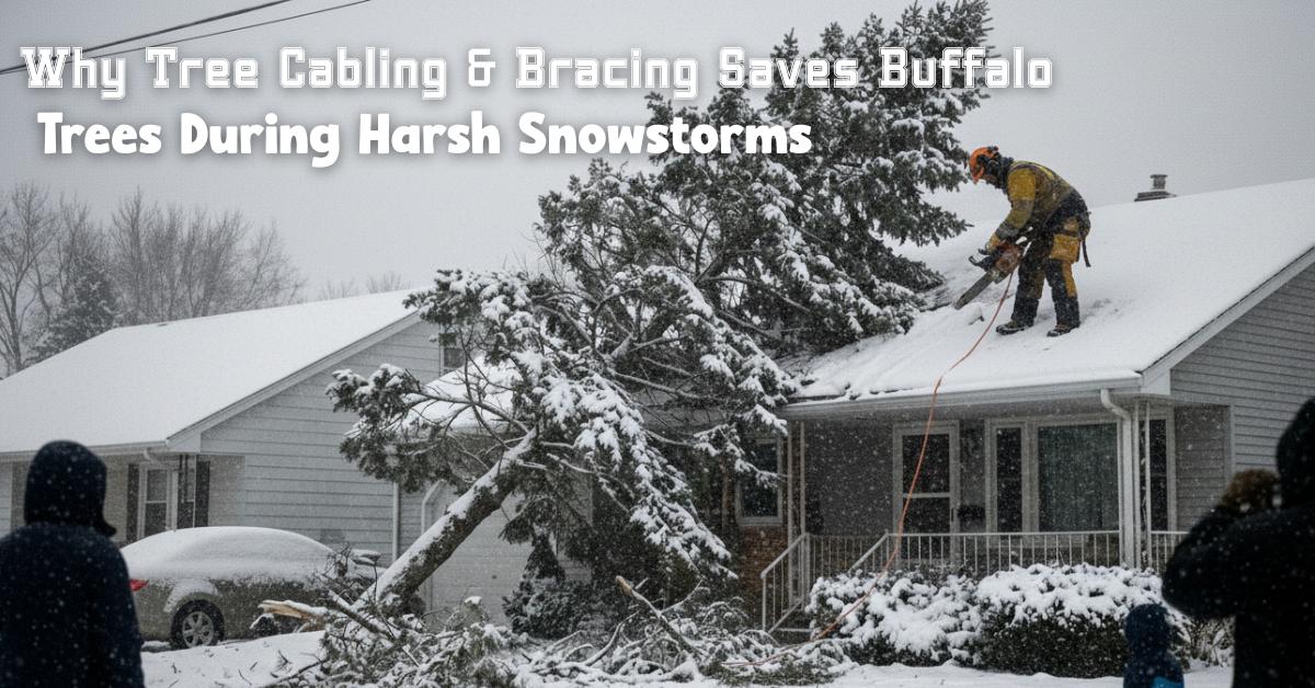 Why Tree Cabling and Bracing Saves Buffalo Trees During Harsh Snowstorms