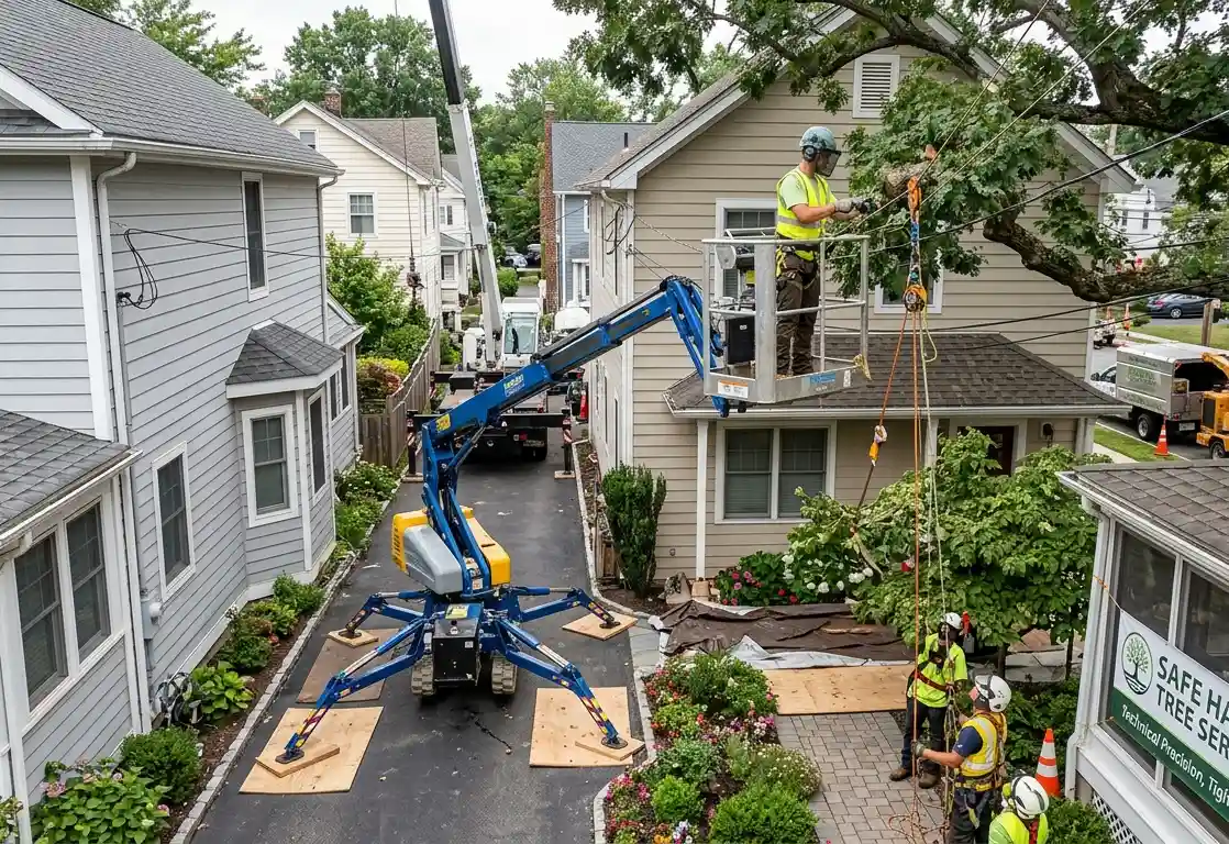Heavy equipment for trees